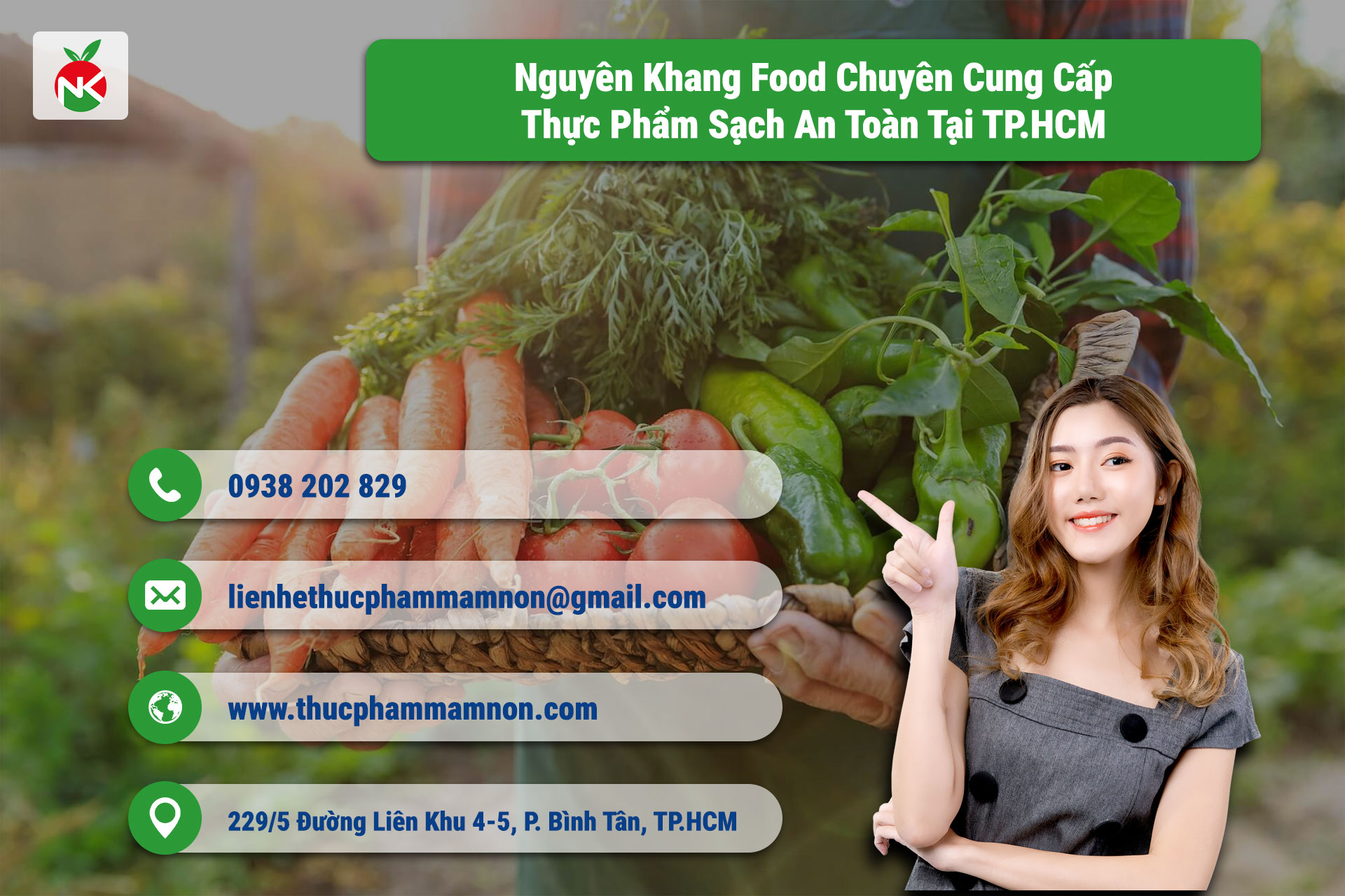 Nguyên Khang Food - Công ty cung cấp thực phẩm sạch an toàn hàng đầu tại THCM