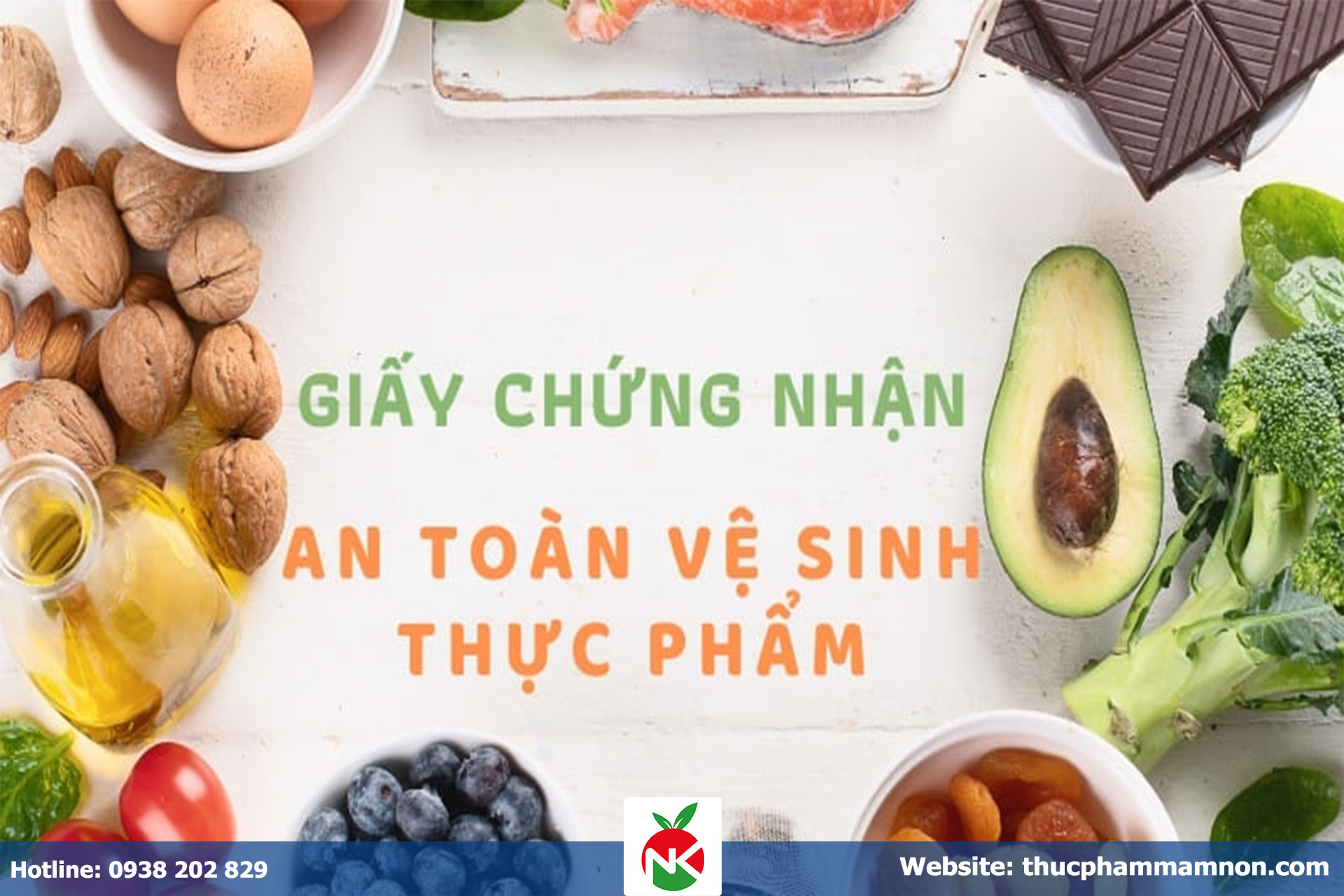Nguyên Khang Food có đầy đủ giấy chứng nhận và giấy phép Vệ sinh an toàn thực phẩm - Uy tín 