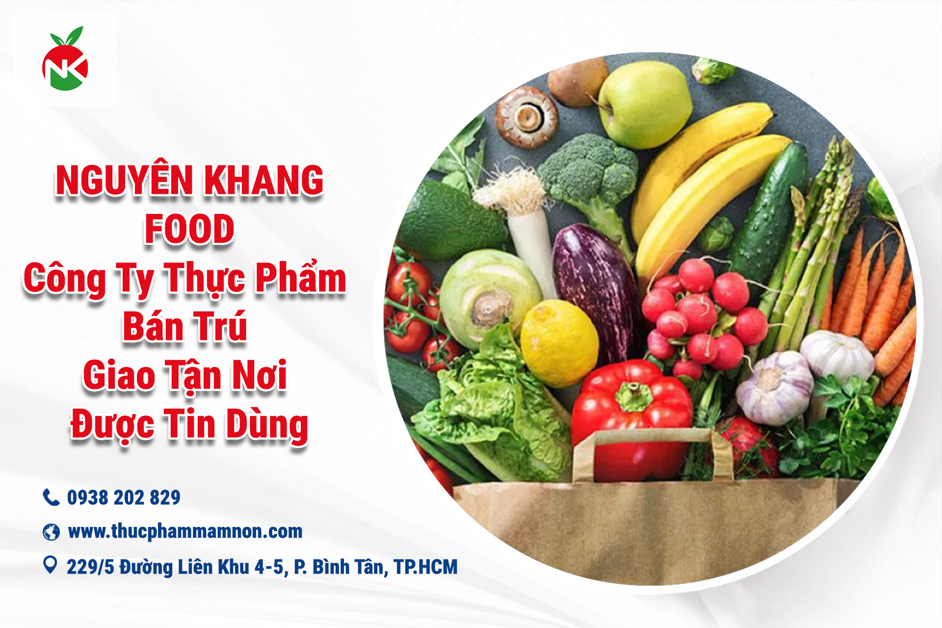 Nguyên Khang Food – Công Ty Hàng Đầu Trong Lĩnh Vực Cung Cấp Thực Phẩm Bán Trú Giá Rẻ