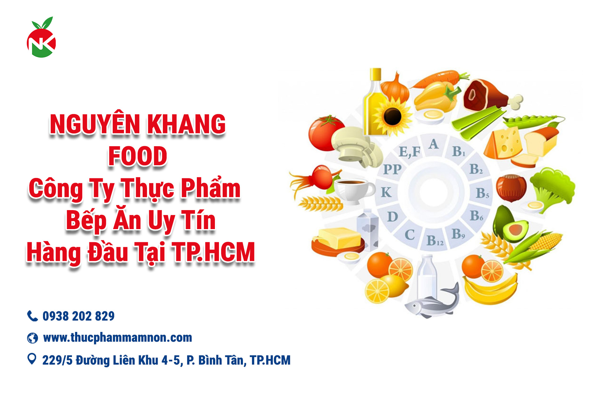 Nguyên Khang Food - Công Ty Thực Phẩm Bếp Ăn Uy Tín Hàng Đầu Tại TP.HCM