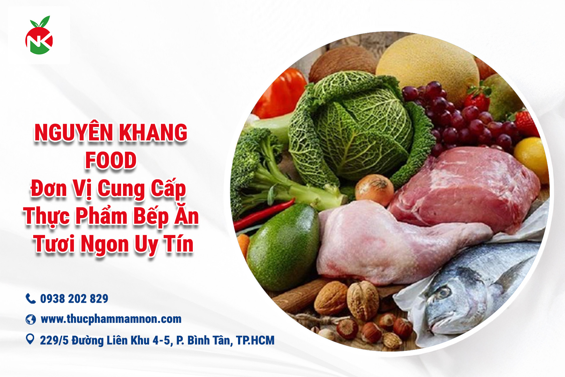  Nguyên Khang Food – Đơn Vị Cung Cấp Thực Phẩm Bếp Ăn Tươi Ngon Uy Tín