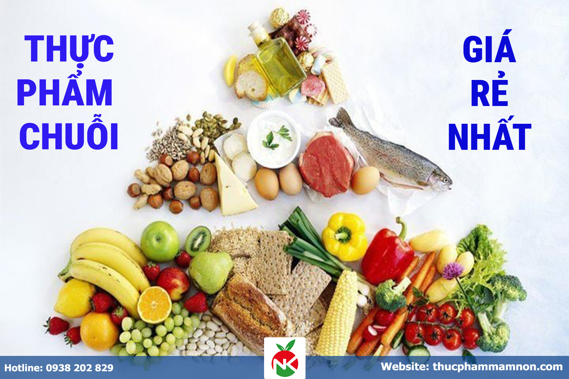 Nguyên Khang Food là đơn vị cung cấp thực phẩm chuỗi giá rẻ nhất tại TP.HCM