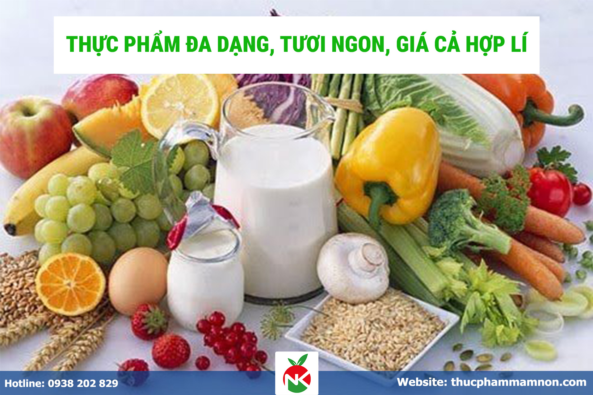 Các trường mầm non luôn có xu hướng chọn những thực phẩm đảm bảo an toàn