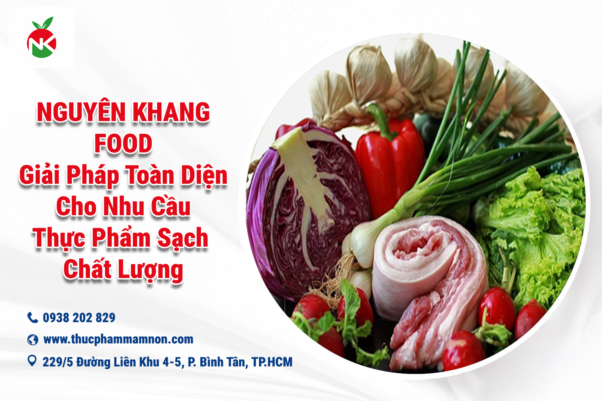 Nguyên Khang Food – Giải Pháp Toàn Diện Cho Nhu Cầu Thực Phẩm Sạch Chất Lượng