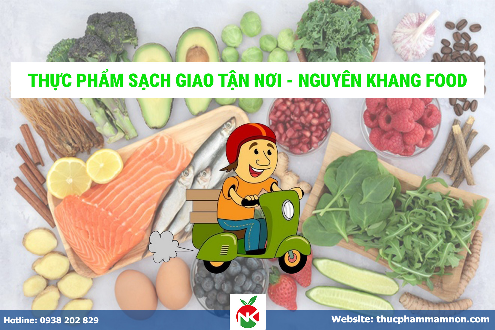 Nguyên Khang Food là đơn vị cung cấp thực phẩm sạch giao tận nơi uy tín 