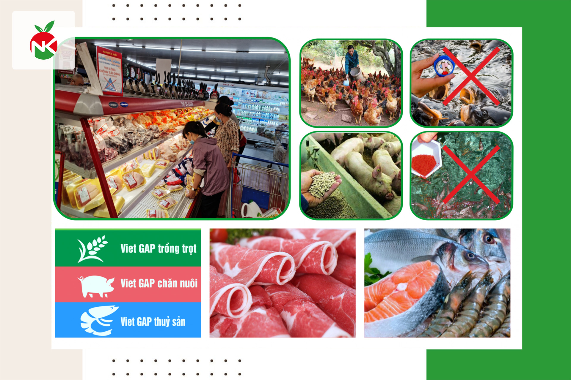 Thực phẩm Nguyên Khang Food cam kết là thực phẩm đạt tiêu chuẩn Vietgap và có nguồn gốc rõ ràng