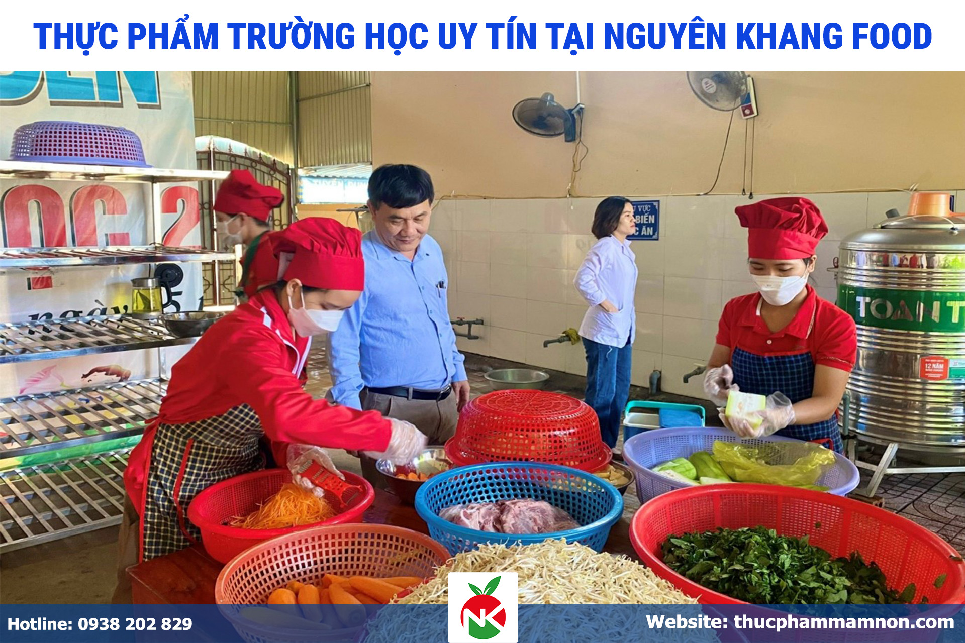 Nguyên Khang Food là đơn vị cung cấp thực phẩm trường học uy tín tại TP.HCM
